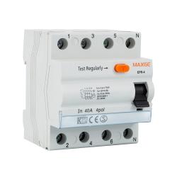 Product Disjuntor Diferencial Industrial 4P 30mA 25-40A 10kA Classe AC MAXGE