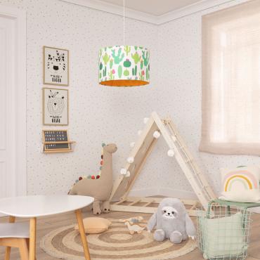 Candeeiro Suspenso Tecido Kuiva Branco