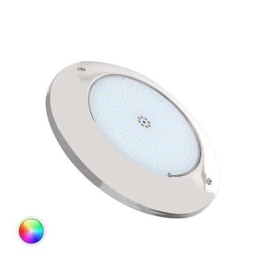 Foco Piscina Superfície LED RGBW Submersível 12V DC IP68 Aço Inoxidável 20W