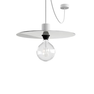 Candeeiro Suspenso Alumínio para Exterior IP65 Eiva Elegant Creative-Cables PDEBIEL0250SM01DDBIA Branco