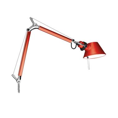 Candeeiro de Mesa Tolomeo Micro com Suporte Fixo Branco Brilho ARTEMIDE