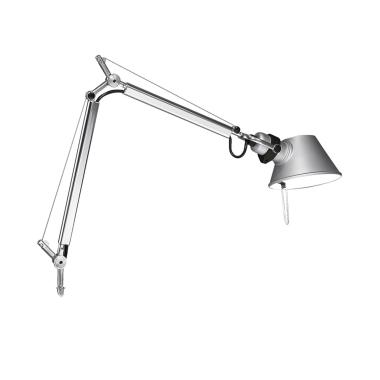 Candeeiro de Mesa Tolomeo Micro com Suporte Fixo Branco Brilho ARTEMIDE