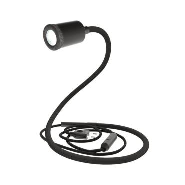 Luminária Articulada LED GU1d-one Creative-Cables ABSMFLVNRM04GUVNEUNRM04-L Preto