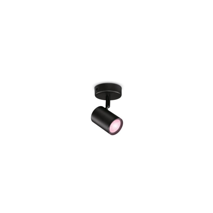 Produto de Candeeiro de Parede LED Regulável RGB Smart WiFi+Bluetooth 4.9W Um Foco WiZ Imageo