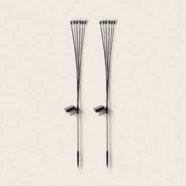 Pack de 2 Espetos LED Solar Exterior LightningBug 3000K