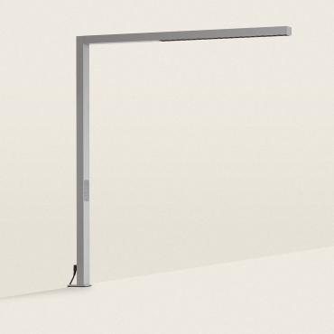 Candeeiro de Mesa LED 60W com Pinça de Alumínio Regulável Dupla Face com Detector de Movimento SupremLight 4 Cinzento