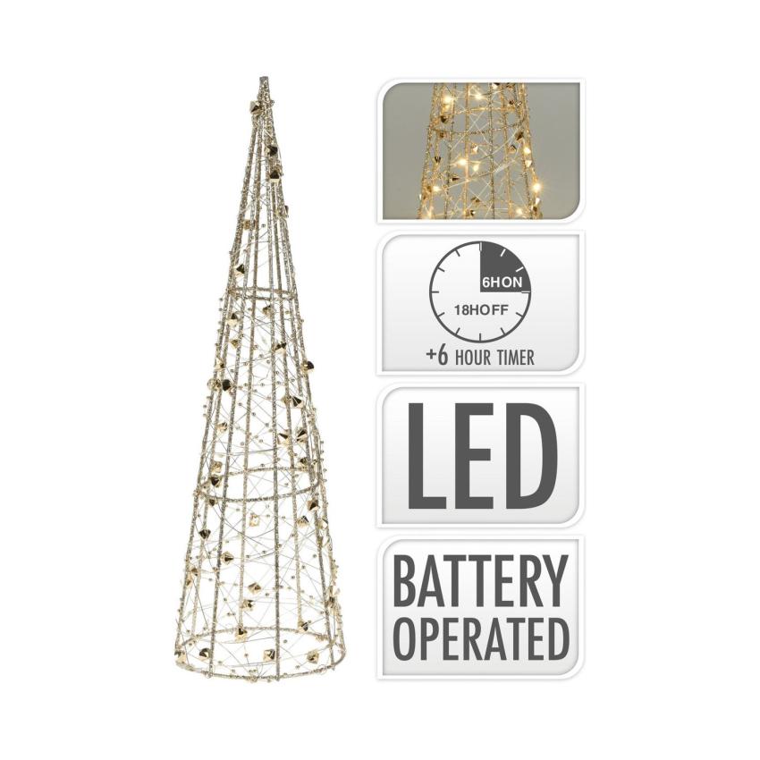 Producto de Árbol de Navidad LED con Batería 60 cm Gylden