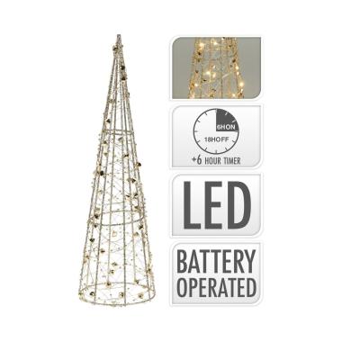 Árvore de Natal LED com Bateria 60 cm Gylden