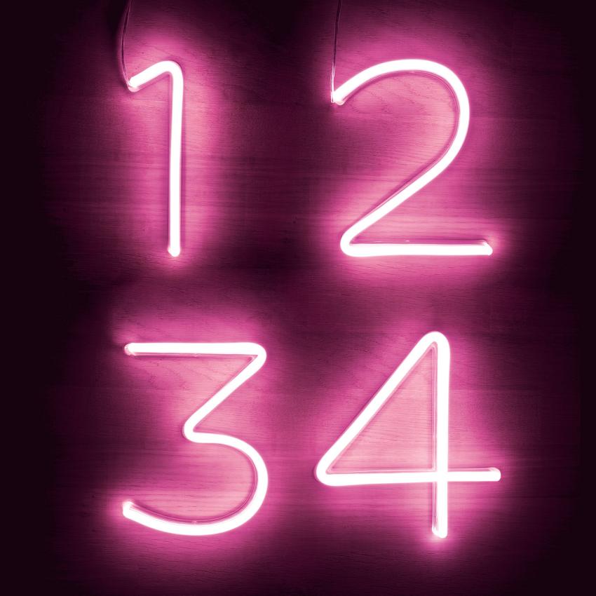 Producto de Números y Símbolos Neón LED Rosa 