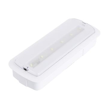 Luz de Emergência LED de Embutir/Superfície 200lm Permanente/Não Permanente Corte 246x84 mm 3 W