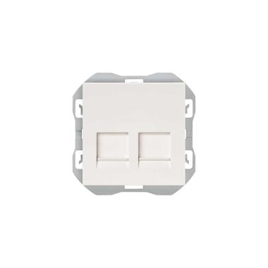 Tampa Toma RJ45 com Duplo Conector SIMON 270 20000188