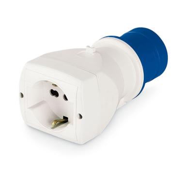 Adaptador IEC309 a Enchufe Tipo F IP20 1 P40 SCAME