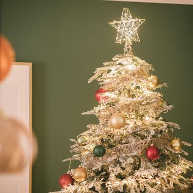 Estrelas de Natal com Luzes Integradas