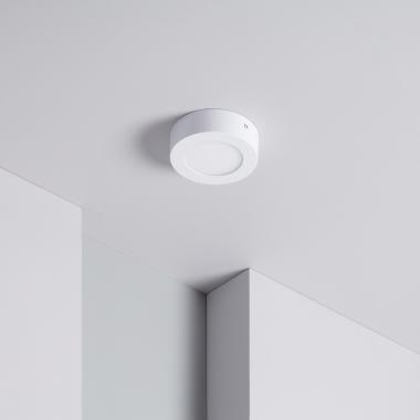 Plafon LED 6W Circular SwitchCCT Seleccionável Ø120 mm Regulação Compatível com Comando RF V2