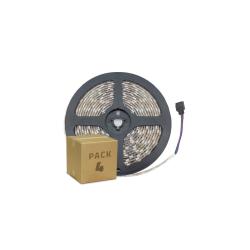 Product Pack Fita LED RGB 12V DC SMD5050 60LED/m 5m IP65 (4 Un)