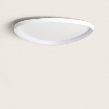 Plafon LED 30W Oval Metal Ø600 mm CCT Selecionável Owen