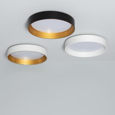 Plafon LED 20W Circular Metal  Ø450 mm CCT Seleccionável Broadway