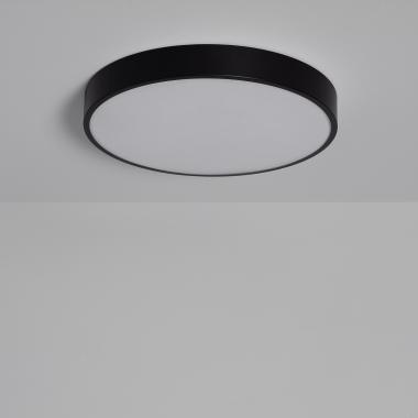 Plafón LED 30W Circular Metal Ø400 mm CCT Selecionável Hidria