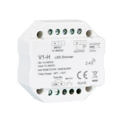 Product Regulador LED RF 12/48V para Fita LED Monocor Compatível com Pulsador