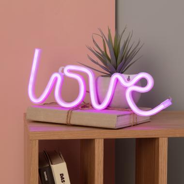 Neón LED Love con Batería