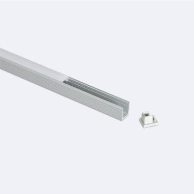 Perfil de Alumínio Superfície 2m para Fita LED até 6 mm
