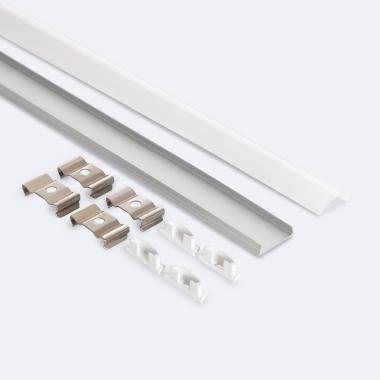 Producto de Perfil Aluminio Flexible Superficie hasta 15 mm