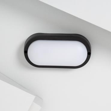 LEDKIA LED Deckenleuchte Oval – 15W, IP65, 3000K Warmweiß, Für Innen & Außen, 85x173 Mm