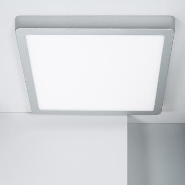 Plafón LED 24W Cuadrado Aluminio 280x280 mm Slim CCT Seleccionable Galán SwitchDimm