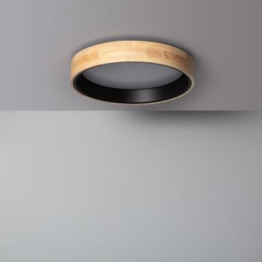 Plafón LED 20W Circular Madera Ø470 mm CCT Seleccionable Dari