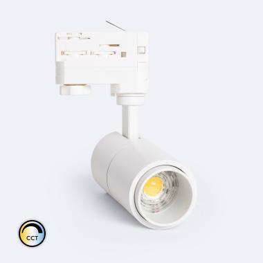 Foco Carril LED Trifásico 10W Regulable TRIAC CCT Pulyx Multiángulo 15-60º