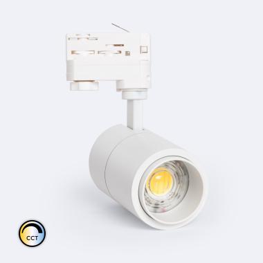 Foco Carril LED Trifásico 20W Regulable TRIAC CCT Pulyx Multiángulo 15-60º