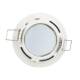 Producto de Aro Downlight Circular Blanco para Bombilla LED GU10 / GU5.3 Corte Ø 65 mm 