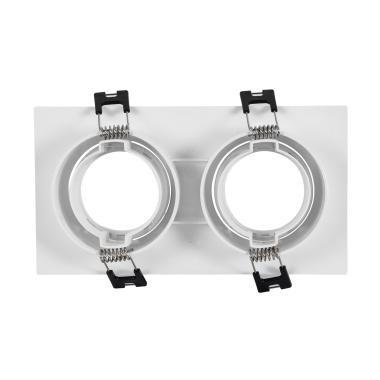 Producto de Foco Downlight Cuadrado Basculante GU10 6W Corte 75x150 mm PC