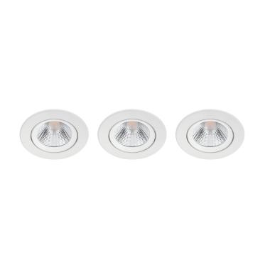 Produto de Pack de 3 Unidades Foco Downlight LED Regulável 5.5W PHILIPS Sparkle Corte Ø 70 mm