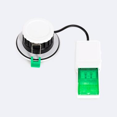 Produto de Downlight LED à Prova de Fogo Circular 4CCT (Quente-Neutro) Regulável IP65 Corte Ø65 mm